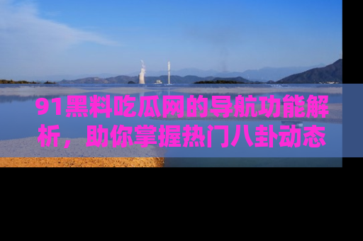 91黑料吃瓜网的导航功能解析，助你掌握热门八卦动态
