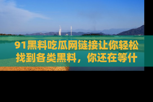 91黑料吃瓜网链接让你轻松找到各类黑料,你还在等什么呢?