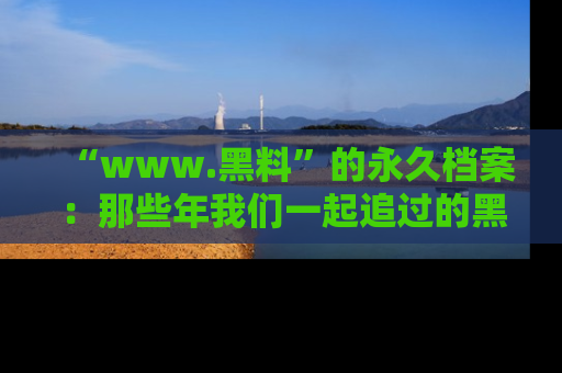 “www.黑料”的永久档案：那些年我们一起追过的黑料真相