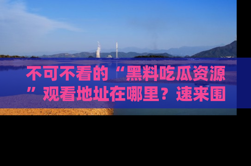 不可不看的“黑料吃瓜资源”观看地址在哪里？速来围观吧！