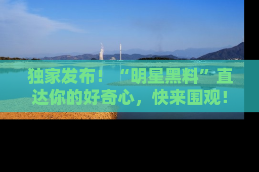 独家发布！“明星黑料”直达你的好奇心，快来围观！