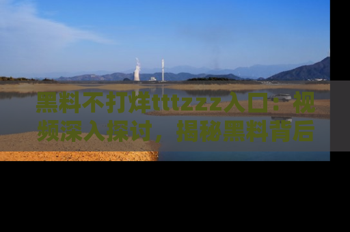 黑料不打烊tttzzz入口：视频深入探讨，揭秘黑料背后的人和事