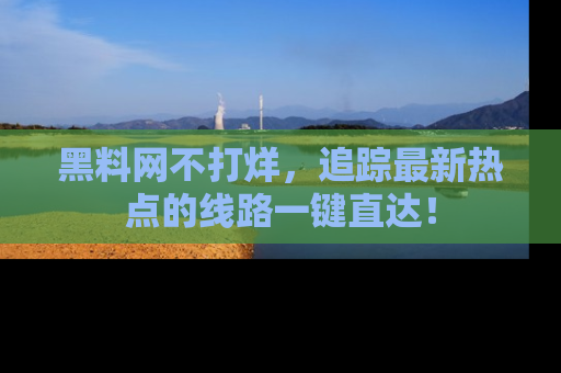 黑料网不打烊，追踪最新热点的线路一键直达！