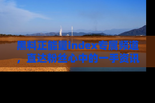 黑料正能量index专属频道，直达粉丝心中的一手资讯！