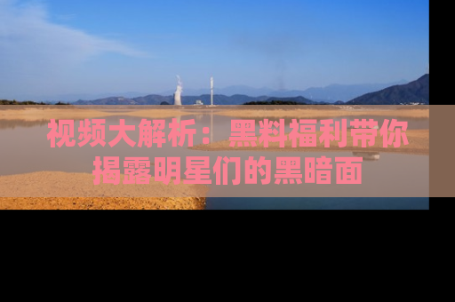 视频大解析：黑料福利带你揭露明星们的黑暗面