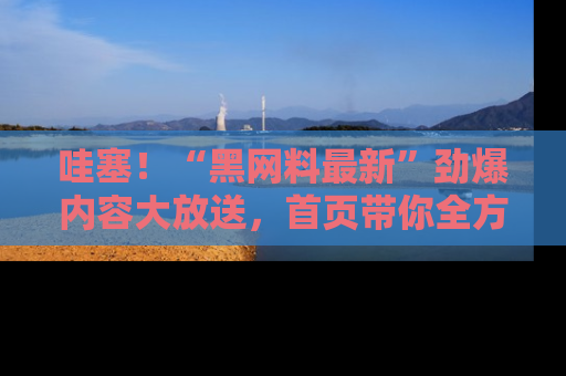 哇塞!“黑网料最新”劲爆内容大放送,首页带你全方位了解哦,小可爱们