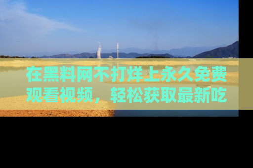 在黑料网不打烊上永久免费观看视频,轻松获取最新吃瓜资讯!